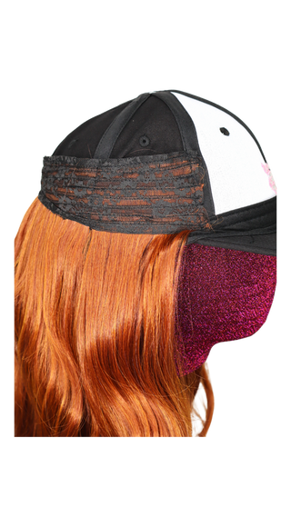 Baseball Hat Curly (Warm Blonde) *Single Ladies -Final Sale