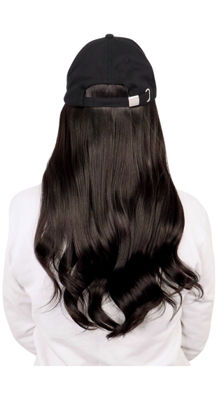 Baseball Hat Curly (Black)