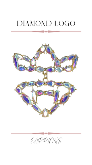 DoorBuster Diamond Logo Earrings
