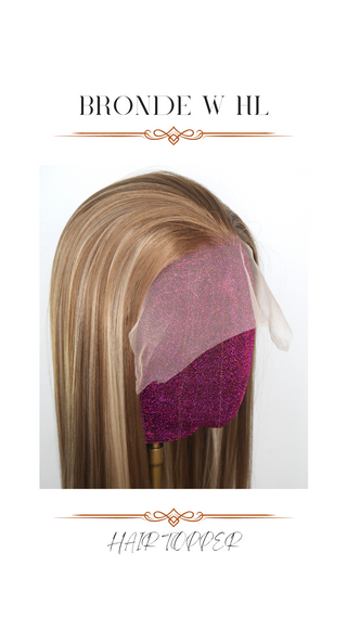 Lace Front Topper (Bronde w/Highlights)