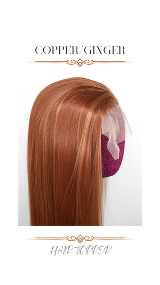 Lace Front Topper (Copper/Ginger)