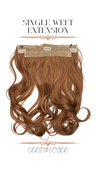 Single Weft Extension (Strawberry Blonde) *Final Sale*