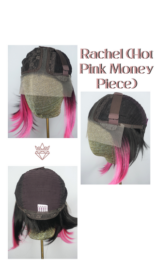 Rachel (Hot Pink Money Pieces) -Side part-